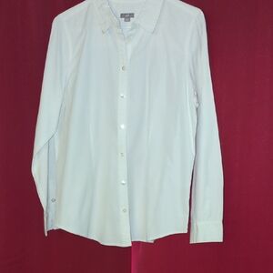 J.Jill Cream Button-Up Shirt